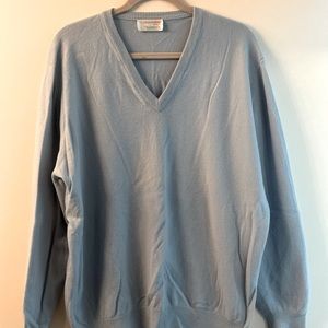 Light blue cashmere sweater